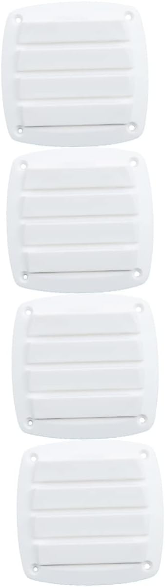 BESPORTBLE 2pcs Vent Cover Boat Exhaust Vent Marine Vent Replacement Vent Hood Boat Vent Louvered Vent Pontoon