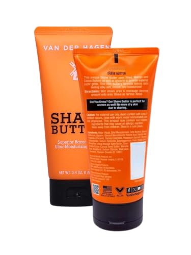 Shave Butter, 3.4 oz Travel Size V D H (Pack of 4) - Moisturizing Shave Cream - with Shea, Mango & Cocoa Butter image 4