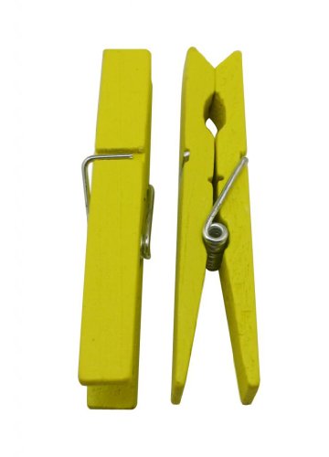 Wood Craft Clothespins with Spring 2.9