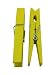 Generic Wood Craft Clothespins with Spring 2.9" Color Yellow Pack of 30