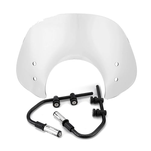Déflecteur de vent pare-brise de moto extension bulle transparente pour Vespa LX GTS GT