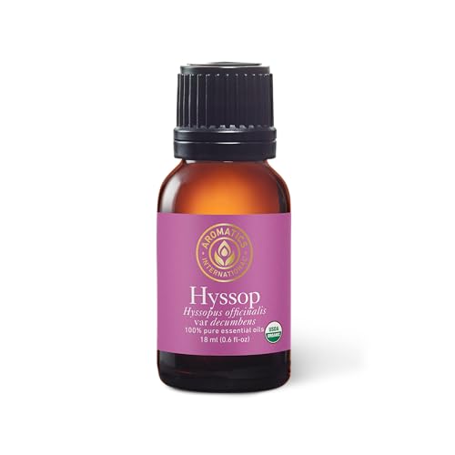 Aceite esencial puro de hisopo 18 ml para aromaterapia miniatura 1