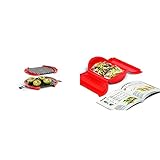 producto 1: Cocción saludable. La cocción al microondas retienemejor los sabores, la calidad y los valores nutricionales.¿Por qué? Cuanto menos tiempo dure la cocción y cuantamenos temperatura se use, menos nutrientes se pierden.Con el Microwave Grill XL no se superarán los 240ºC y eltiempo medio de cocción es de 5 minutos.