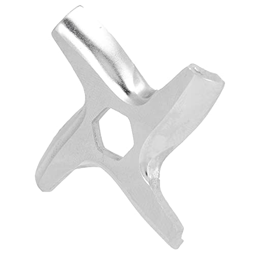 Pssopp Reemplazo de Cuchilla de Molinería Carne Eléctrica Acero Inoxidable Fuerte, Ideal para Uso la Cocina, Adecuado para Diversos Cortes Cocina, Reemplazo Eficiente, Instalación Fácil, Versátil