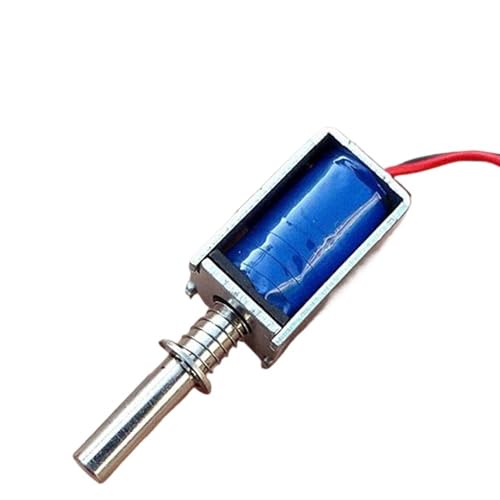 Serrure miniature solénoïde push pull DC 6V pour meuble et tiroir connecté - 2