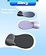 Giecy Mauspad mit Gelkissen,Ergonomisches Mousepad mit handauflage mit weichem Gelpolster,rutschfester Basis und erhöhtem Design für Büro,Gaming(Lila)