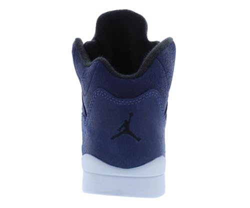 Nike Jordan 5 Retro SE PS Boys Shoes Size 1, Color: Midnight Navy/Black4