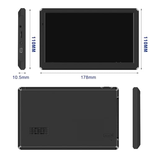 7 Inch Sat Nav UK for Car/Truck, 2025 Free Lifetime Maps, Speed & Low Bridge Warnings, 3D/2D Navigation, 8GB Storage, MP3/MP4 Player, FM Transmitter, Voice Guidance in 30 Languages (X20-2) - Image 8