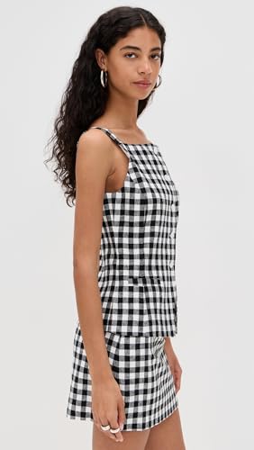 WAYF Women's Gracie Gingham Vest4