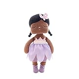 MeToo Princess Doll - Soft Plush Angela Doll, Cute Flower Fairy, Non-Toxic PP Cotton, Violet