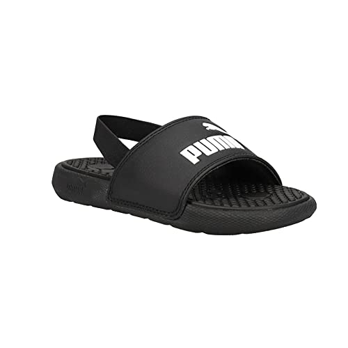 PUMA Cool Cat Backstrap INF Boys InfantToddler Sandal 5 M US Toddler BlackWhite2