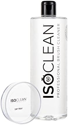 ISOCLEAN Makeup Brush Cleaner Liquid - 525ml - Easy Pour Solution - Vegan, Cruelty-Free, Fast Drying, Easy to Use - Works in 60 seconds