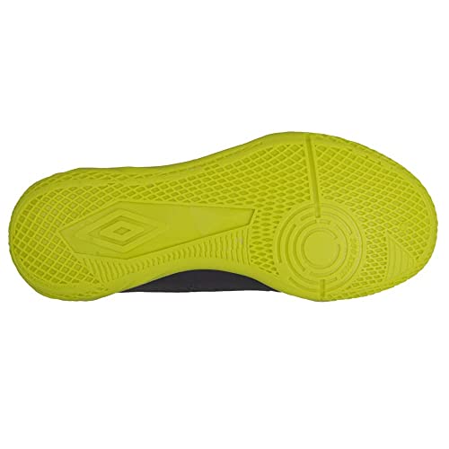 Chuteira Umbro Raptor 2.2 Kids, Criança-Unissex, Grafite/Preto/Verde Limão, 28