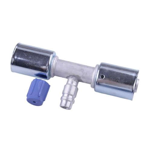 Conectores rectos Beadlock AC para crimpear, #10, puerto de baja presión R134a, modelo BL6103 miniatura 4