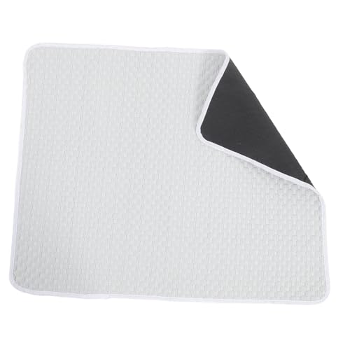 DECOMELODY 犬用冷却パッド ドッグチルパッドマット 犬用の洗えるおしっこパッド 猫冷却マット おもちゃ 猫の冷却 小型犬の巣 犬用マット 犬の巣冷却マット 犬の寝床 布 Grey