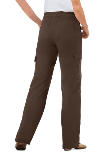 Woman Within Plus Size Straight-Leg Cargo Pant2