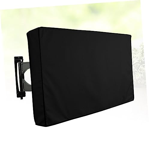 Housse de protection pour téléviseur extérieur étanche écran noir - 3