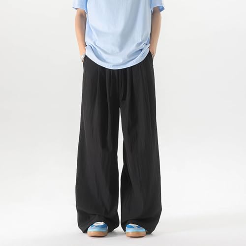 Pantalon confortable coupe ample en version longue pour l'été masculin - 3
