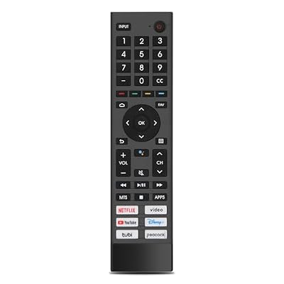 for Hisense Tv Remote Replacement,Universal Remote Control for Hisense Android Smart TV?No Voice?, No Pairing Needed-Not for Hisense Fire & Roku TV