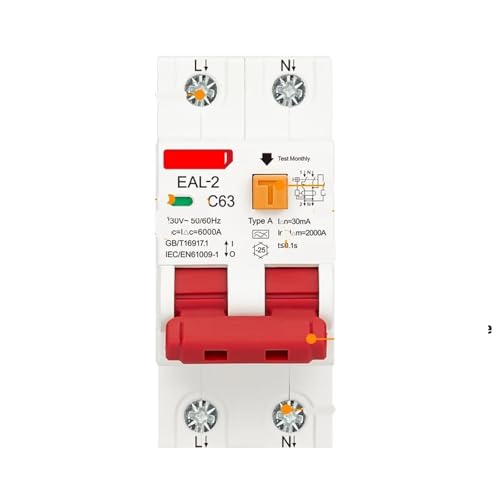 Disjoncteur différentiel de type A 4P 63A avec haute sensibilité de coupure