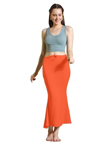 Image of Amazon Brand - Anarva Women Cotton Blended Saree Shapewear Regular Petticoat Skirt For Saree