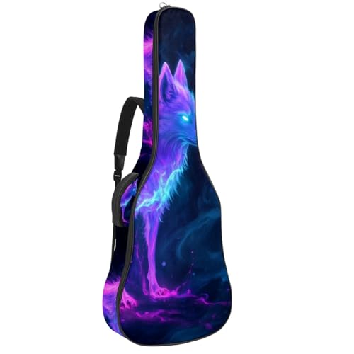 Sac étanche pour guitare acoustique en tissu Oxford avec 2 poches