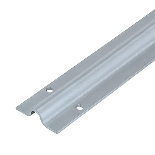 Metalideal | Rail De Portail À Visser Gorge Ronde 16 mm - Longueur 3 Mètres