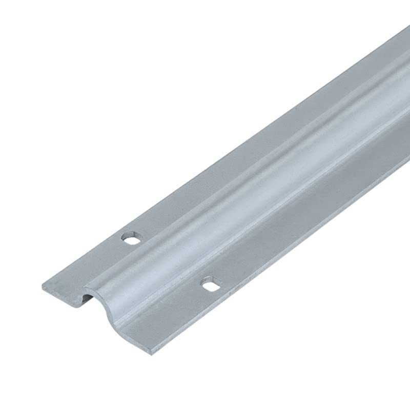 Metalideal | Rail De Portail À Visser Gorge Ronde 16 mm - Longueur 3 Mètres