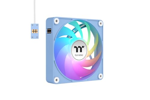 Image of Thermaltake CT120 EX ARGB Sync PC Cooling Fan Hydrangea Blue 3 Pack /Fan /12025 /PWM 500~2000 RPM /ARGB MB Sync /Hydrangea Blue