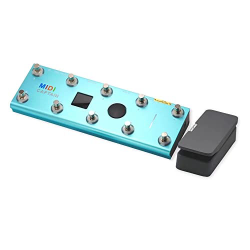 Paint Audio MIDI Captain Foot Controller with Dual Outputs Expression Pedal Support all PC/CC/Note commander 10 Foot Switches