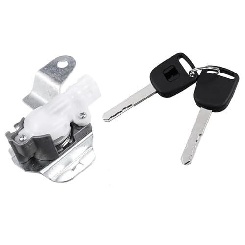 Front Left Side Door Lock Cylinder with 2 Keys for Honda Civic 2007-2011 Replacement 72185-SWA-A01 1Pcs Sliver Tone by Yestree - Image 2
