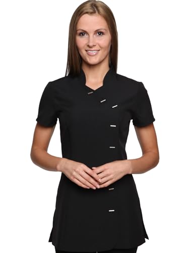 Mirabella Health & Beauty Tunique esthéticienne pour Femme modèle Arete Noir 36 FR 6 UK – vue 7