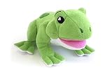 SoapSox Kids Exfoliating Bath Scrub (William The Frog) - Soft Animal Toy Wash Cloth Sponge with Soap