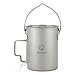Valtcan 900ml Titanium Pot Backpacking Mug 30oz 0.95qt