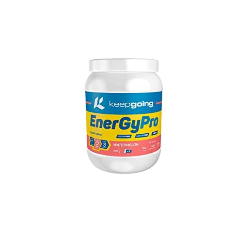 Keepgoing EnergyPro Bebida Energética en Polvo Sabor Sandía | Bebida Energética para Ciclismo | Energy Drink | Bebida Energética para Deporte | Rápida Asimilación | 700 g