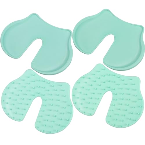 Dexspoeny 4Pcs Shot Pain Reducer Set Shot Helper Pain Blocker Device Reusable Shot Pain Blocker Device Lightweight Immunization Shot Blocker for Kids and Adults(Light Green)