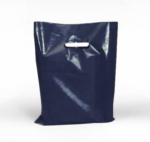 De color azul marino brillante), color azul bolsas de plástico con asas de plantilla 20" x 20"Bolsas de plástico de mercancía500cada por papel Mart