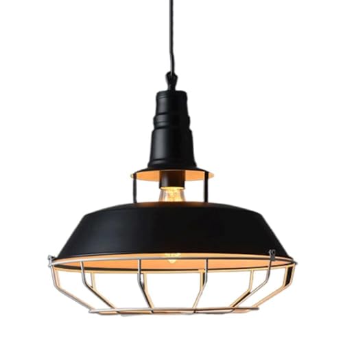 Suspension fer forgé E27 style campagnard américain lustre ajouré couloir