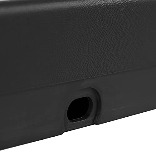 Spec-D Tuning Black Tailgate Cap Molding Protector Cover Compatible with 1999-2007 Ford F250 F350 Super Duty