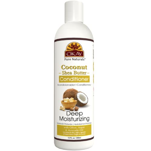 OKAY | Honey Leave-In Deep Conditioner | For All Hair Types & Textures | Hydrate, Smooth & Strengthen | With Shea Butter, Almond & Avocado | Free of Parabens, Silicones, Sulfates | 8 oz