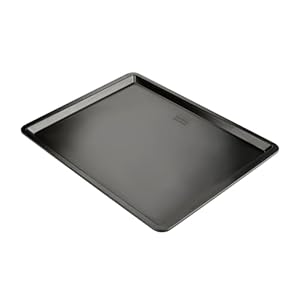 Zenker Teglia da forno per biscotti, pizza, dolci, focaccia, materiale con rivestimento antiaderente, resistente fino a 230 °C, dimensioni 42 x 32 x 2 cm