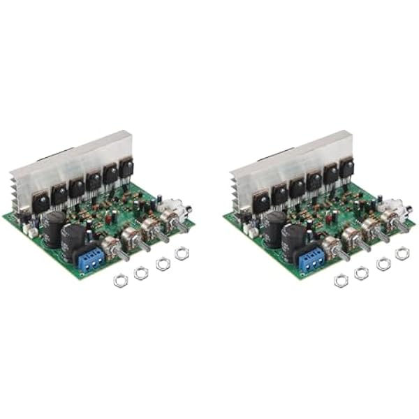 2X Płyta Wzmacniacza Audio 2.1-Kanałowy 240W Płyta Wzmacniacza Subwoofera O Dużej AMP Dual AC18-24V Domowe