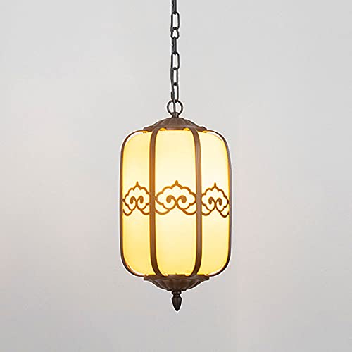 Lustre en métal étanche NAMFHZW pour éclairage de jardin et cour extérieure