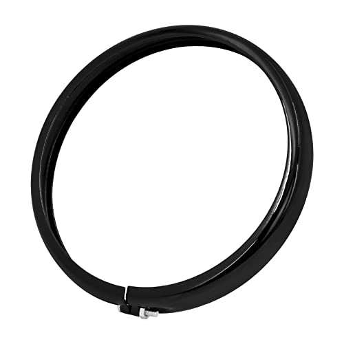 HDBUBALUS Headlight Trim Ring Head Lamp Decorate Ring Fit for Harley Softail Street Bob 2018-2024 1 Pc (Black) by HDBUBALUS - Image 2