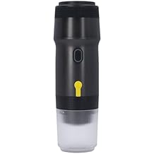 Fabater Portable Espresso Machine, 3 in 1 Travel Electric Coffee Maker, 20 Bar Mini Coffee Mug for Ground Coffee, NES & DG Capsule, Ideal for Camping, Travel, RV, Hiking, Office