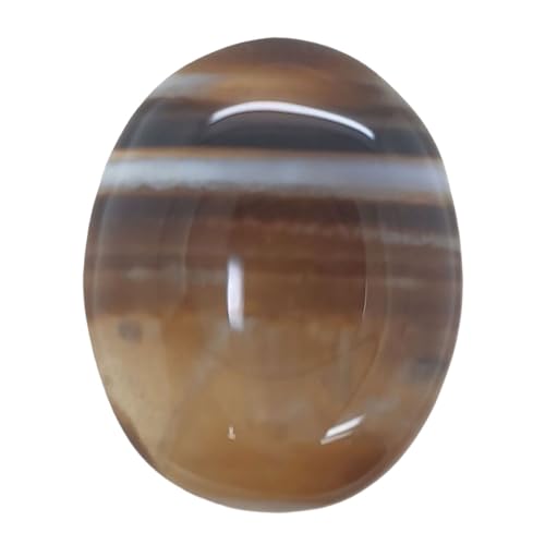 Sulemani Hakik Akik naturel 33 carats, pierre précieuse en vrac forme ovale