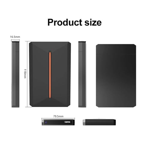 Caja externa USB 3.1 gen 2 para disco 2.5 pulgadas miniatura 4