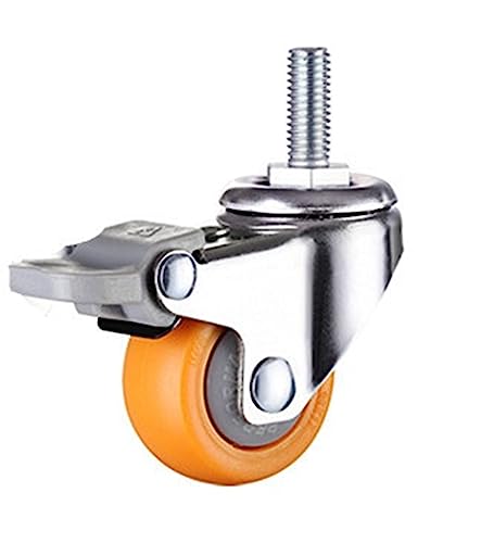 Roulettes pivotantes robustes de 38 mm charge 120 kg haute résistance pour meuble E15