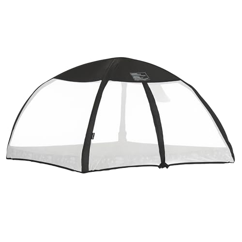 Dream On Me Ziggy Canopy – Black/White, Compatible with Ziggy Square Playpen, UV, Rain & Bug Protection, Foldable & Travel-Friendly