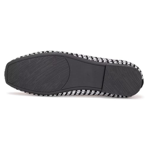 Image of Frank Mully Women's Loafer Flats Square Toe Comfortable Office Work Shoes, Cute Penny Loafer Slip On Walking Driving Shoes